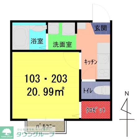 リアン大和田の物件間取画像